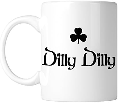 Dilly Dilly Irish St. Patrick's Day Shamrock 11oz Mug (1 Mug)