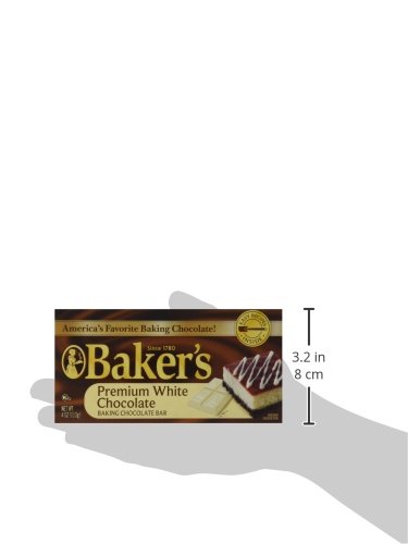 Baker's, Premium White Chocolate Baking Bar, 4oz Bar (Pack of 4) - Thumbnail 5