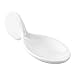 Restaurantware-4 Inch Porcelain Tasting Spoons, 10 Fish Shape Porcelain Spoons - Microwave-Safe, Oven-Safe, White Tasting Spoon, Chip-Resistant, For Tastings Or Individual Portions
