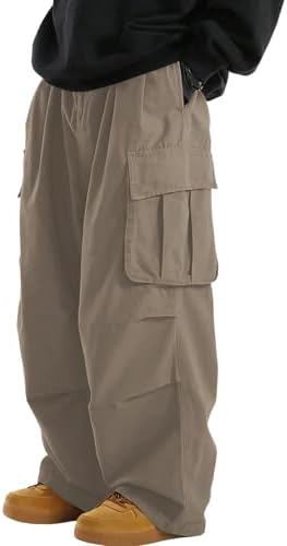 Amazon.com: Mens Cargo Pants Men's Baggy Cargo Pants Parachute