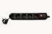 Universal 220/240/ 250 Volt 5-Outlet Power Strip Surge Protector with 10 Amp Circuit Breaker, CE and RoHS Compliant (UP-220V)