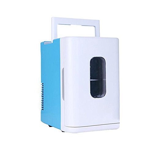 YX XY Car refrigerator - 10L Car Refrigerator Travel Refrigerator Freezer Portable Cold Box Cooling Box Student Dormitory Refrigerator ## (Color : Blue)