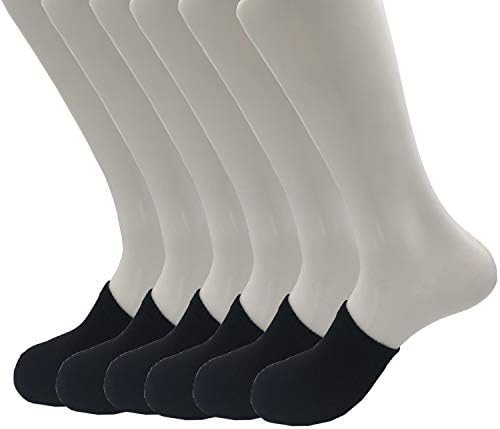 Vraquir Womens and Mens Toe Cover Half Socks No Show Invisible Socks Cotton Toe Topper Liner with Cushion, 4 Pairs