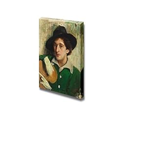 Portrait of Marc Chagall by Yury Pen - Canvas Print Wall Art - 12" x 18"