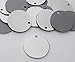 RMP Stamping Blanks, 1-1/4 Inch Round with Hole, Aluminum 0.063 Inch (14 Ga.) - 50 Pack