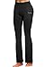 Junlan Women Yoga Pants Workout Leggings Running Clothes Fitness Boots Capri Wide Leg Athletic Gym Clothing Stretch