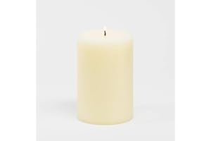 Richland 4" x 6" Ivory Pillar Candle