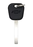 UNCUT OEM CHEVROLET TRANSPONDER KEY B119-PT w/DIY INSTRUCTIONS