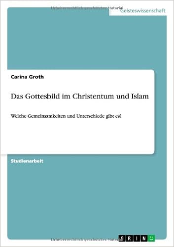 Das Gottesbild Im Christentum Und Islam German Edition Carina