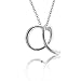 Bling Jewelry 925 Sterling Silver Letter Script Initial Pendant 18 inches