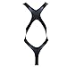 TiaoBug US Women Ladies Wet Look Cutout Leotard Bikini Bodysuit Thong Swimsuit Black
