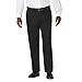 Haggar Men's Big-Tall Work to Weekend Hidden Expandable Waist Plain Front Pant,Black,46x30