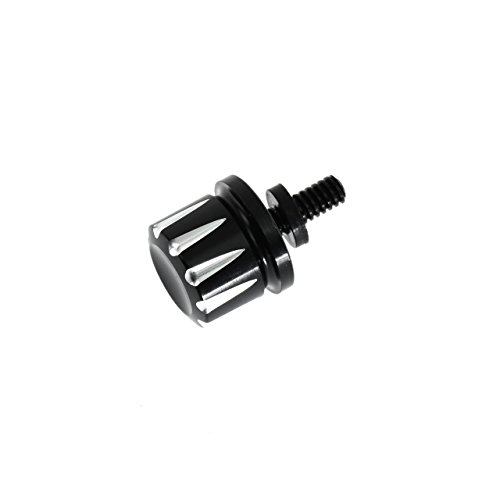 Motorcycle Black Seat Bolt Edge Cut Seat Cross Screw for Harley Sportster XL Touring Softail Dyna Fat Boy CVO (Type A)