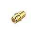 VCE Coaxial Cable Connector, RG6 Coax Cable Extender F-Type Gold Plated Adapter Female to Female for TV Cables