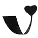 Invisible C-String Thongs Lingerie Seamless Underwear No Panty Line Strapless Thong Panties (S/M, Black)