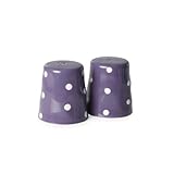 Maxwell and Williams Sprinkle Salt and Pepper Set, Purple