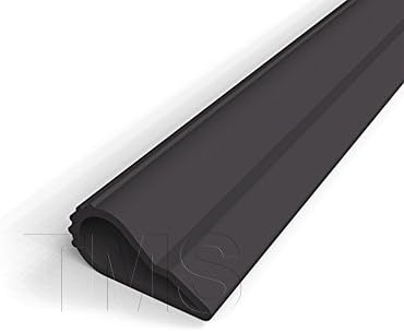 Self Adhesive Weatherstrip, .375'' Wide Silicone Teardrop by Trademark Soundproofing