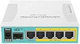 MikroTik hEX PoE Router Gigabit Ethernet LAN White 5 Port 1000Mbps 800MHz CPU view 4