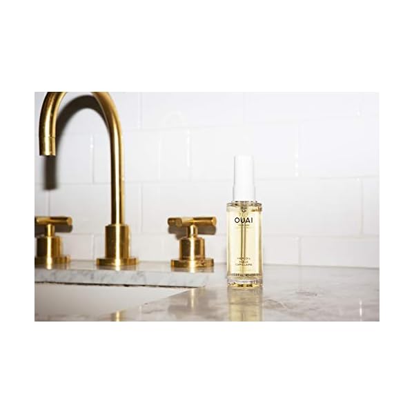 OUAI Hair Oil Hair Heat Protectant Oil for Frizz Control Adds Hair Shine and Smooths Split