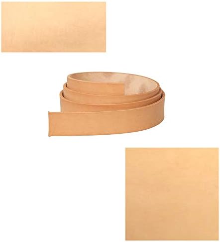 Hermann Oak Natural Vegetable Veg Tan Tooling Cowhide Leather Bundle 8/9 oz