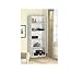 Mainstays 5-Shelf Wood Bookcase, White (White) (WHITE, 5-SHELF)
