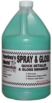 Poorboyâ€™s World Spray & Gloss - 128 oz Refill