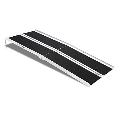 Mefeir 6' Wheelchair Ramp Threshold Portable Ramps 6ft for Home Steps