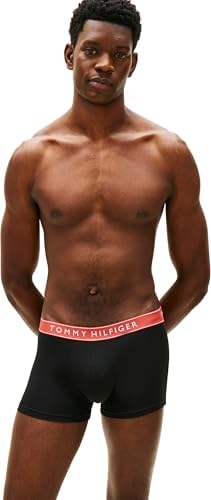 Uomo Boxer Confezione da 3 Trunks Elasticizzati, Nero (BRK Blu/Trra Rd/Arm Grn), M