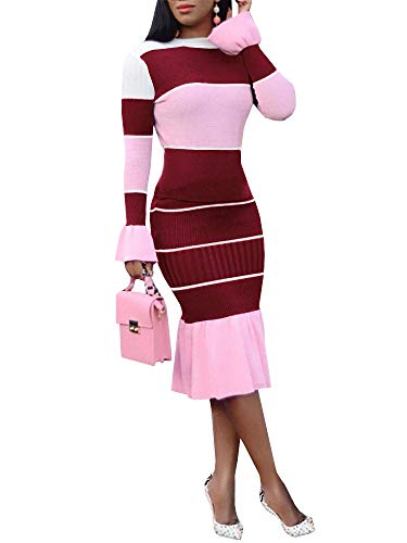 cut out bodycon dress white Women Elegant Knitted Sweater Dress Long Sleeve Bodycon Dress Sexy Sli –  Divahotcouture