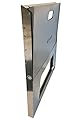 #1 Compact Notebook Portable & Folding Flat Tailgating Stowaway Fire BBQ Charcoal X Grill - Stainless Steel