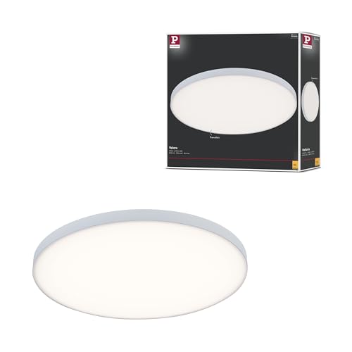 Paulmann 79891 LED Panel Velora rund 400mm 2100lm 3000K Weiß rund Deckenleuchte Metall