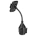 Premium Adjustable Phone Mount Car Cup Holder for iPhone 7 6 6S, PLUS SE, 5S 5C 5 - Samsung Galaxy S7, Edge, S6, Edge+ S5 S4, Note 5 4 3, J3 J5 J7 - LG G5 G4 G3 V10 - HTC 10 - All Smartphones