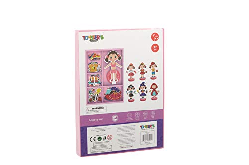 6 TOYSTERS+Magnetic+Wooden+Dress+Up+Pretend