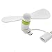 P46 Digital 2-in-1 Mini Fan Bundle for iPhone/iPad and Android - 3 Piece