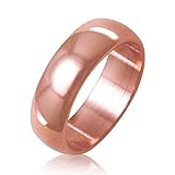 Samie Collection Pure Uncoated Solid Healing Therapy Copper Ring Band for Men & Women: 3mm, 6mm, 8mm: Plain & Hammered- Trace Mineral, Natural Relief of Joint Pain, Size 5-12