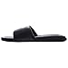 PUMA Men's Popcat Slide Sandal, Black/Black, 11 D US