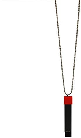 JayChain Juul Necklace Accessory Easy Access Anti-Loss Juul Holder Pendant (Red)