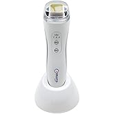 NORLANYA Mini Anti-Aging Dot Matrix SkinLift Device, Wrinkle Reduction Face Lifting Machine (Platinum Head, Charging Dock)