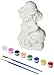 3 Bees & Me Kids Arts and Crafts for Girls & Boys - Mermaid Paint Your Own Toy & Coin Bank DIY Kit