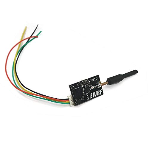 EWRF e7082C 5-24V 5.8G 48CH Pit/25mW/100mW/200mW Adjustable OSD Configurable VTX Micro FPV Video Transmitter Support Tramp Protocol Smart Audio for Micro 2 3 inch FPV Racing Quad Drone Quadcopter