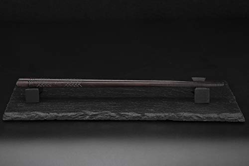 image for Hiware Reusable Wooden Chopsticks Gift Set Utensils Pack, 5 Pair – E