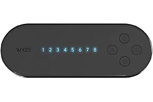 Wyze WSPRK1 Smart Controller, Smart Sprinkler Timer with EPA Watersense, 8-Zone WiFi (1 Year of Automatic Weather-Based Watering with Sprinkler Plus Included), Black