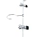 Homend 6-Tier Skirt Hangers Foldable Pants Hangers Closet Organizer Stainless Steel Fold up Space Saving Hangers (5 Pack)