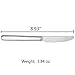 Kekow Dinner Knife, 12-Piece Stainless Steel Flatware Dinner Knives, 8.93-Inch, F