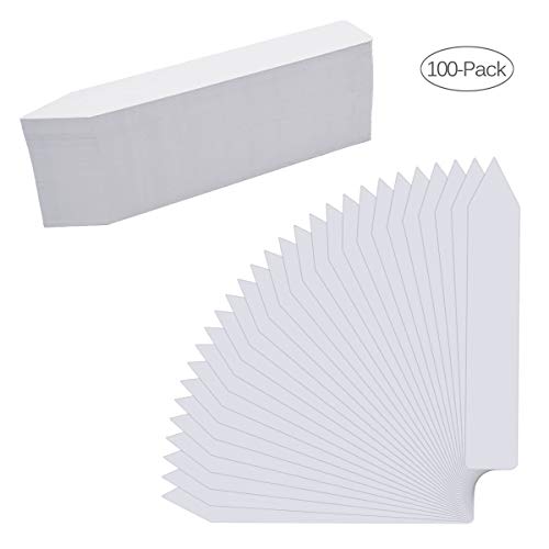eZAKKA 100Pcs Plant Labels Plastic Plant Markers Plant Tags Nursery Garden Stakes Pot Marker (4 Inches) - Thumbnail 7