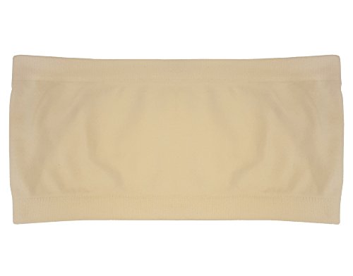 Popular Girls Seamless Bandeau - Nude, One size