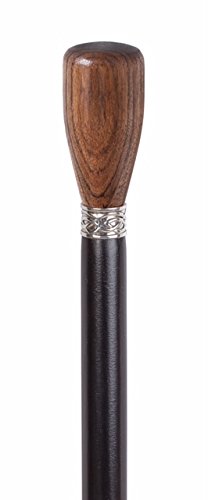 Amazaque Wood Knob Walking Cane with Celtic Collar