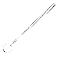 Fesjoy Machine Tool Inspection Mirrors,Car Repair Telescoping Inspection Mirror Universal Folding Welding Chassis Inspection Mirror