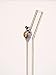 Hummingbird Glass Straws Purple Turtle on Clear Bent Straw 9 in x 9.5 mm With Cleaning Brush