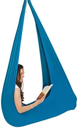 Indoor Therapy Swing For Kids With Special Needs Snuggle Swing | Cuddle Hammock For Children With Autism, Adhd, Aspergers | Great For Sensory Integration Up To 165lbs Light Blue